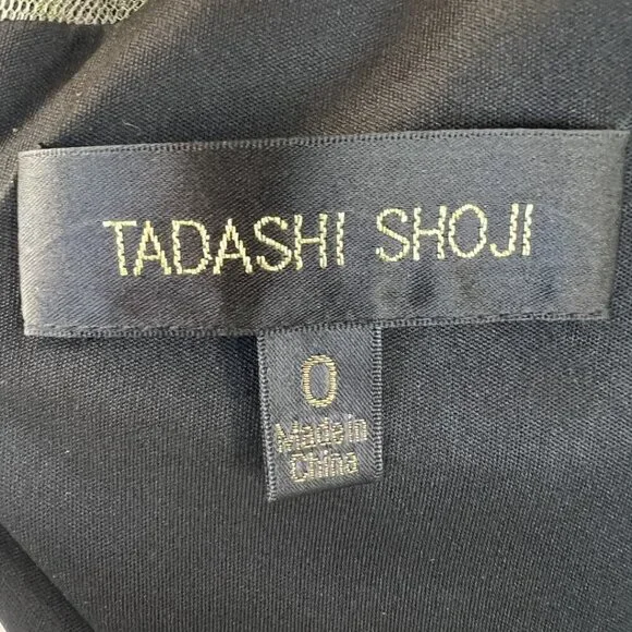 NEW Tadashi Shoji Dakar Green Lace Midi Dress $498